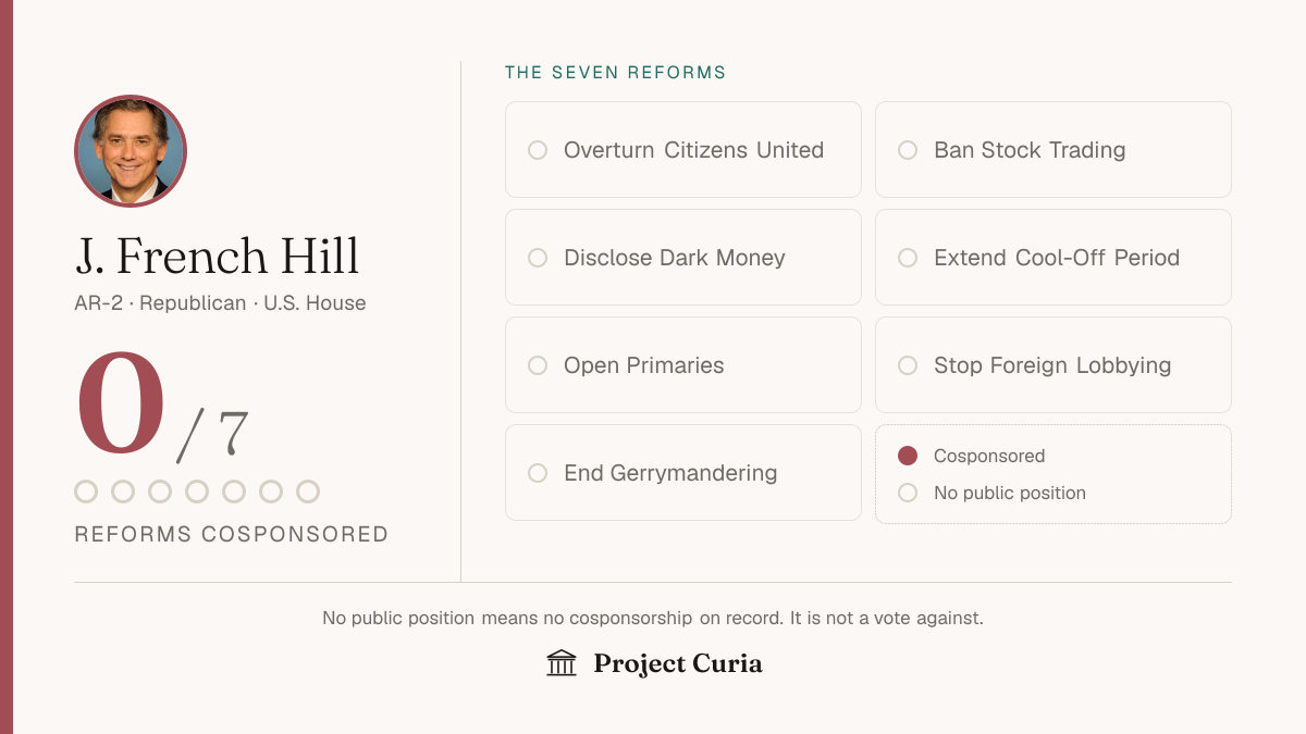 Hill on all seven reforms