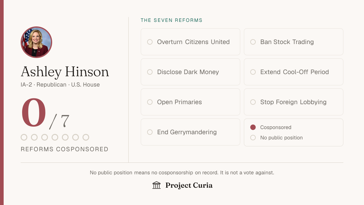 Hinson on all seven reforms