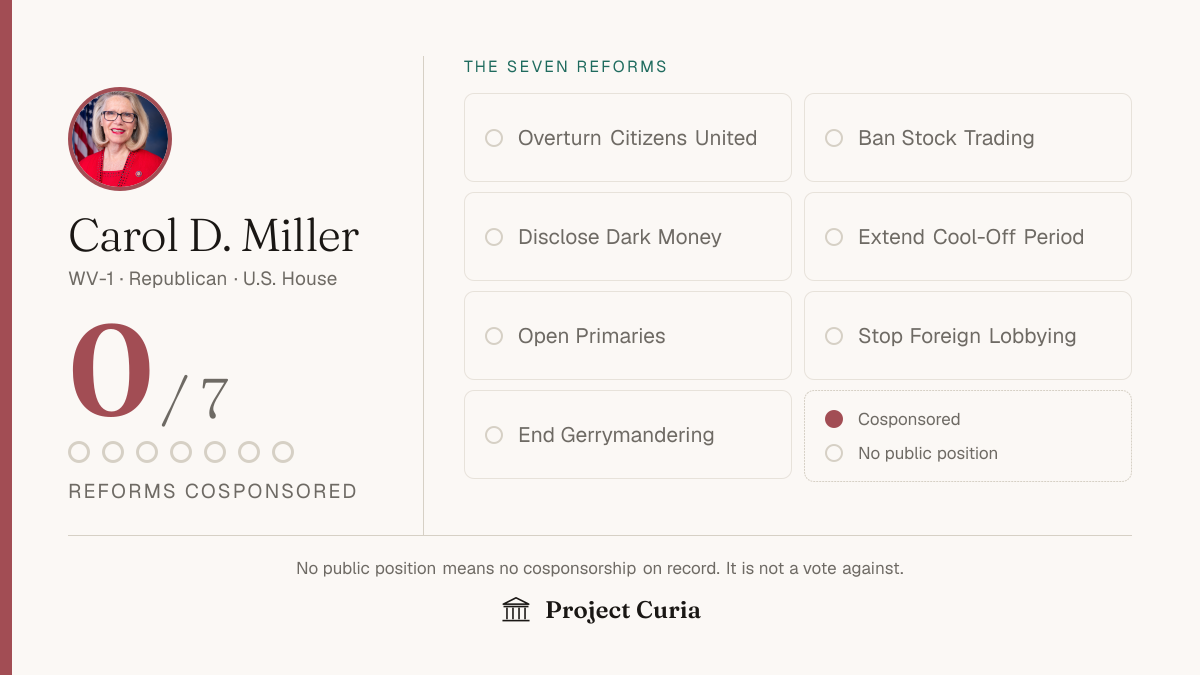 Miller on all seven reforms