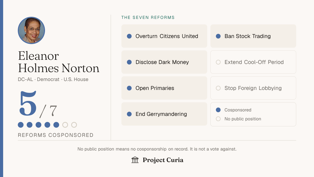 Norton on all seven reforms
