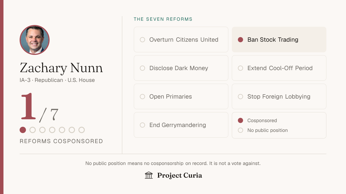 Nunn on all seven reforms