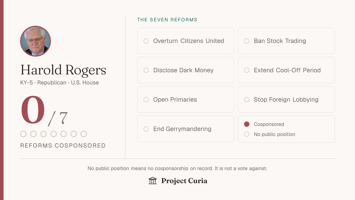 Rogers on all seven reforms