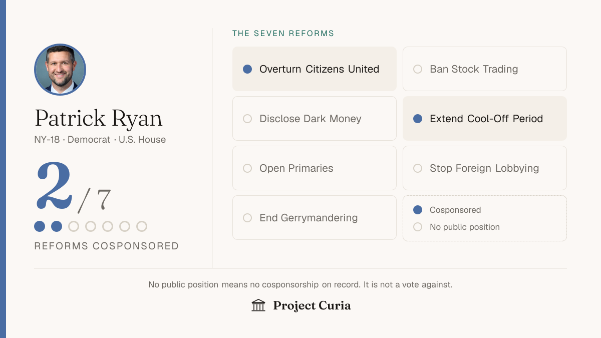 Ryan on all seven reforms
