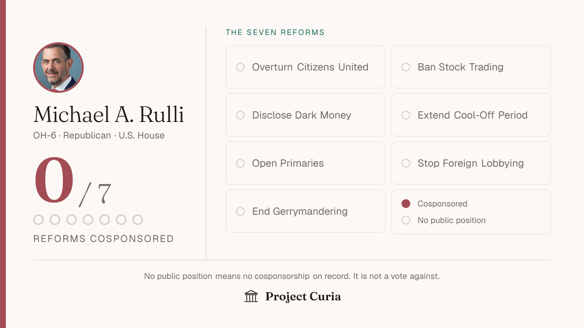 Rulli on all seven reforms