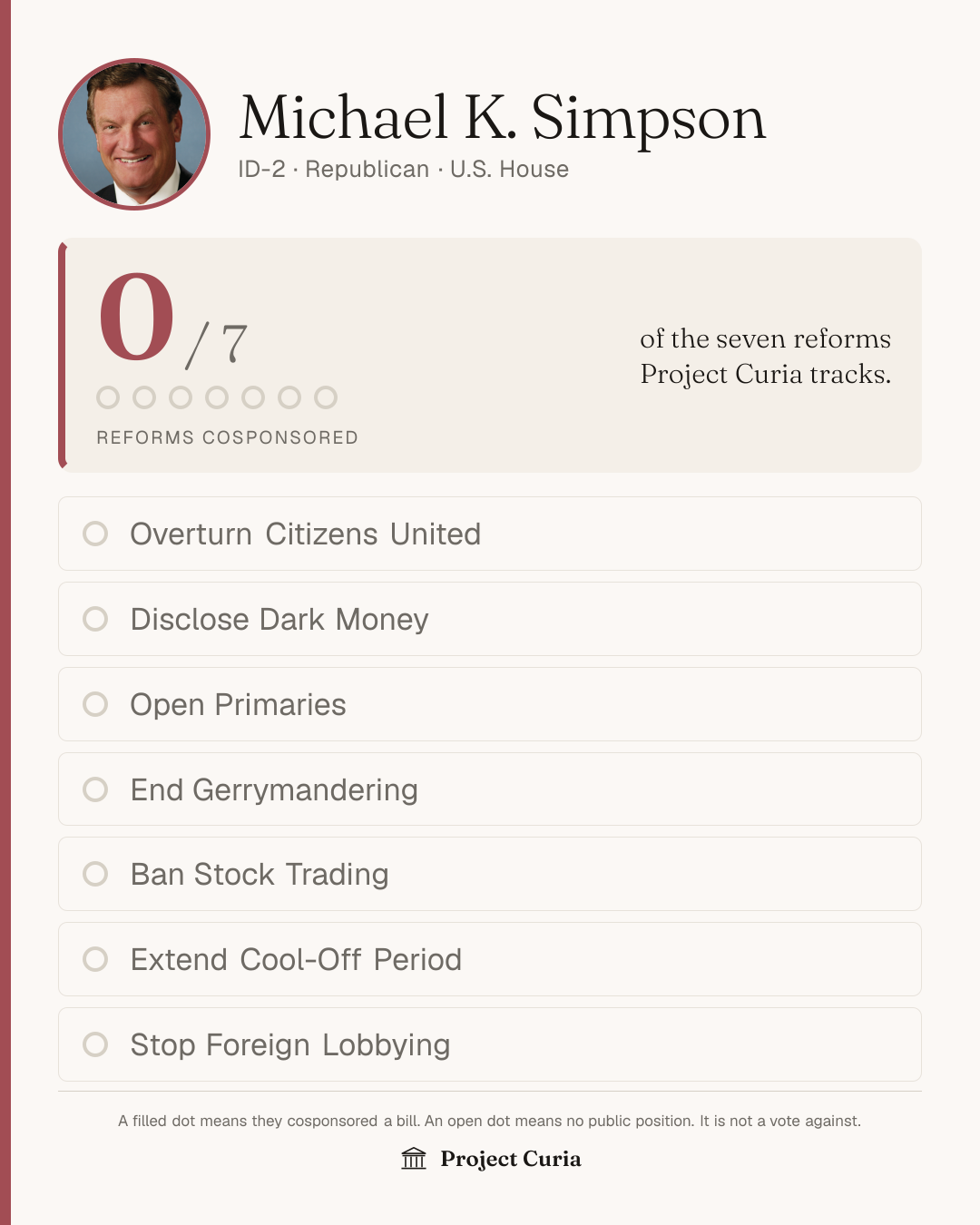 Simpson on all seven reforms