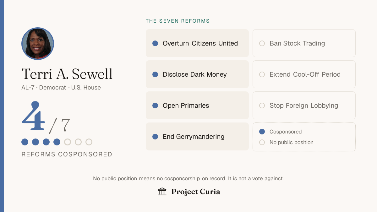 Sewell on all seven reforms